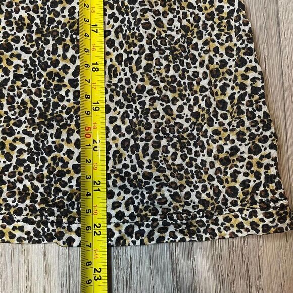 vintgage Under Silk 100% silk tank top cheetah animal print size xl y2k 90s - Picture 5 of 6